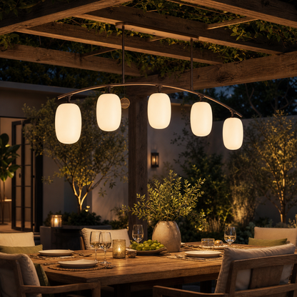 Solvetita Oval Pod Pergola Lantern lifestyle usage image by Solvetita