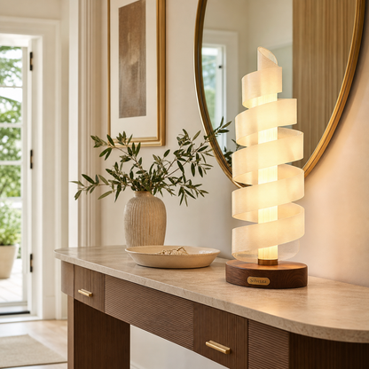 Solvetita Ribbon Orbit Decorative Lamp lifestyle usage image by Solvetita